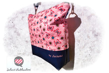 Laden Sie das Bild in den Galerie-Viewer, Umhängetasche Damen, Handtasche, Shopper, Kunstledertasche,Einkaufsbeutel, Crossbag, Schmetterling,Retrotasche,Bohotasche,Vintagebag,Mädchen