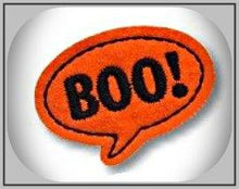 Laden Sie das Bild in den Galerie-Viewer, SET Haarclips,Haarspangen,Halloween,Sprechblasse,Comic,Boo, Gruselhaarspange