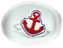 Laden Sie das Bild in den Galerie-Viewer, Haargummi, Anker, Maritim, Haarband, Gummi, Haarschmuck
