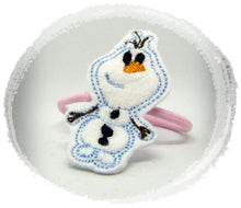 Laden Sie das Bild in den Galerie-Viewer, Haargummi, Haarband, Gummi, Haarschmuck,Kinderhaar,Kinderschmuck,Glücksbringer,Elsa,Anna, Weihnachten, Winter, Kinder, Baby