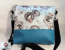 Laden Sie das Bild in den Galerie-Viewer, Umhängetasche Damen, Handtasche, Shopper, Kunstledertasche, Einkaufsbeutel, Crossbag, Retrotasche, Bohotasche, Vintagebag, Rockabilly
