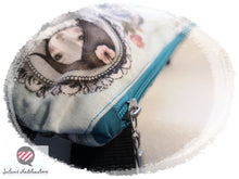Laden Sie das Bild in den Galerie-Viewer, Umhängetasche Damen, Handtasche, Shopper, Kunstledertasche, Einkaufsbeutel, Crossbag, Retrotasche, Bohotasche, Vintagebag, Rockabilly