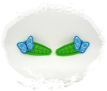 Laden Sie das Bild in den Galerie-Viewer, Haarspängchen,Schmetterling,Haarschmuck,Kinder, Einschulung, erster Schultag, Schulanfang, Zuckertüte, Geschenk, Einschulung,Spange,Haarclip