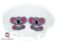 Laden Sie das Bild in den Galerie-Viewer, Haarspange,Clip,Spängchen,Koala,2er Haarspangenset, Haarspängchen, Filz