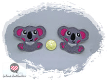 Laden Sie das Bild in den Galerie-Viewer, Haarspange,Clip,Spängchen,Koala,2er Haarspangenset, Haarspängchen, Filz