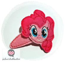 Laden Sie das Bild in den Galerie-Viewer, Haarspange,Clip,Spängchen,PinkyPie,My little pony,haarspängchen, Adventskalender, Weihnachtsgeschenk, Haarschmuck, Kinderhaar, Hairclip