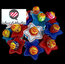 Laden Sie das Bild in den Galerie-Viewer, Lollipop Halter, Süßigkeiten, Lutscherhalter, Sterne, Partydeko, lollihalter, popstickle, sucker, Geschenkehalter SET