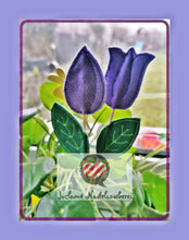 Laden Sie das Bild in den Galerie-Viewer, ITH Stickdatei, Blumenstecker, Osterdeko, Tulpenstecker 13x18 &amp; 140x140