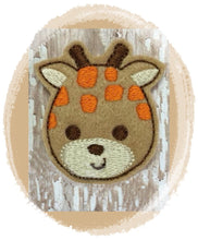 Laden Sie das Bild in den Galerie-Viewer, Haarreifen, Haarschmuck, Einschulung, Schultüte, Erster Schultag, Geburtstag, Kinderhaarschmuck, Haarband, Giraffe